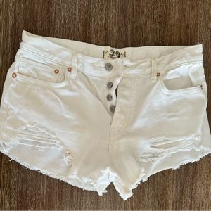 Free people shorts white size 29